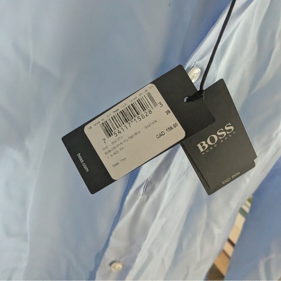 Hugo Boss Men's Sky Blue Dress Shirt - Picture 3 of 3